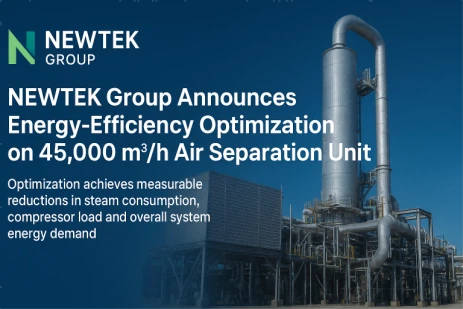 Grupa NEWTEK ogłasza-optymalizację efektywności energetycznej jednostki separ...